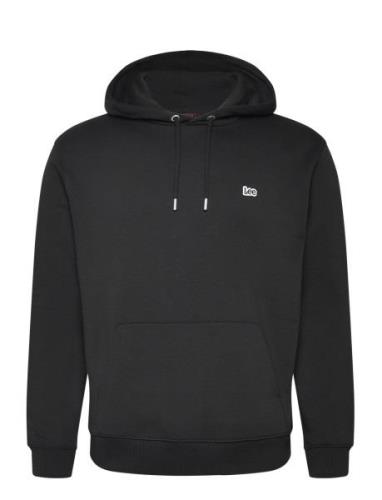 Plain Hoodie Tops Sweatshirts & Hoodies Hoodies Black Lee Jeans