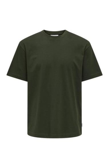 Onsfred Rlx Ss Tee Noos Tops T-Kortærmet Skjorte Green ONLY & SONS