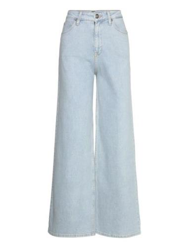 Stella A Line Bottoms Trousers Wide Leg Blue Lee Jeans