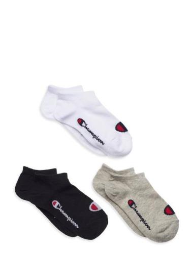 3Pk Sneaker Socks Sokker Strømper White Champion