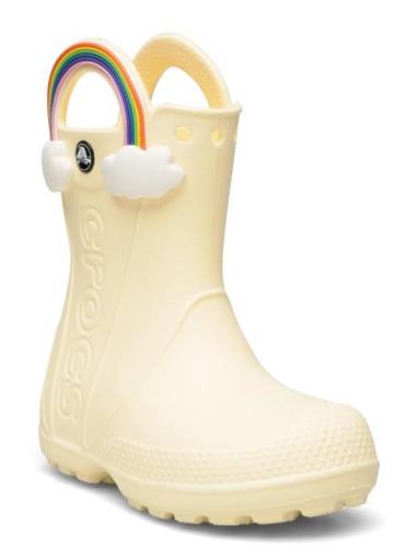 Handle It Rainbow Rain Boot K Shoes Clogs Yellow Crocs