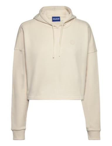 Dilvie_B Tops Sweatshirts & Hoodies Hoodies Cream HUGO BLUE