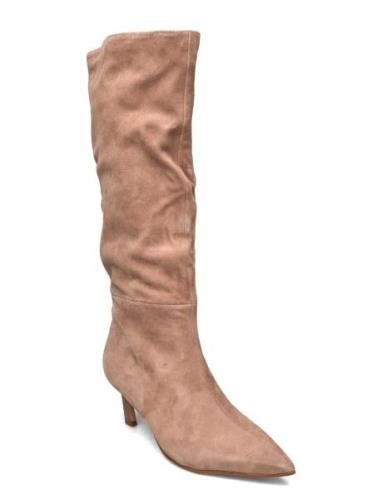 Lavan Boots Lange Støvler Beige Steve Madden