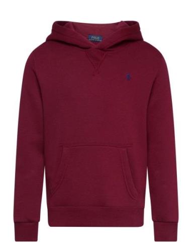 Fleece Hoodie Tops Sweatshirts & Hoodies Hoodies Burgundy Ralph Lauren...