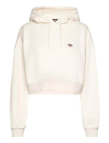 Oakport Cropped Hoodie Tops Sweatshirts & Hoodies Hoodies Cream Dickie...