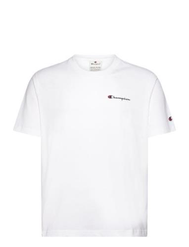 Ss Tee Tops T-Kortærmet Skjorte White Champion