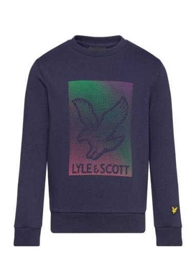 Dotted Eagle Graphic Sweatshirt Tops Sweatshirts & Hoodies Sweatshirts...