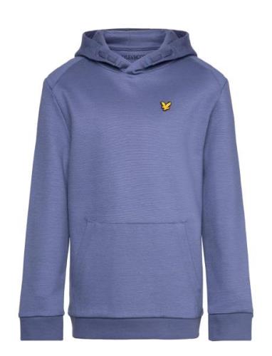 Fly Fleece Hoodie Tops Sweatshirts & Hoodies Hoodies Navy Lyle & Scott