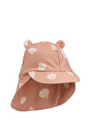 Senia Sun Hat With Ears Solhat Orange Liewood