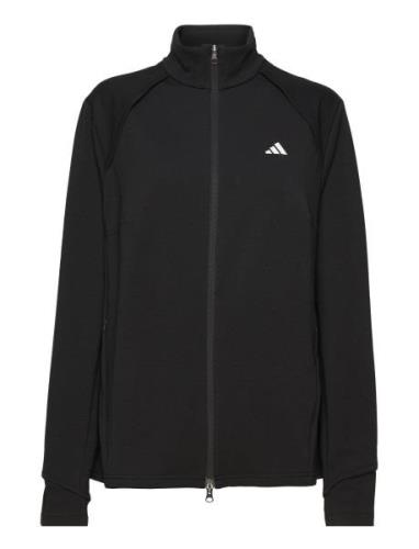 Adidas Training Cover Up Outerwear Sport Jackets Black Adidas Performa...