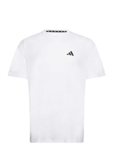 Tr-Es Stretch T Tops T-Kortærmet Skjorte White Adidas Performance