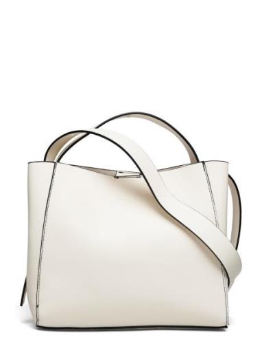 Pu Midi Bag Bags Top Handle Bags White Gina Tricot