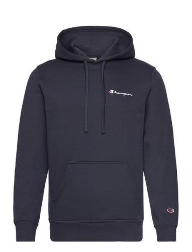 Hooded Sweatshirt Tops Sweatshirts & Hoodies Hoodies Navy Champion