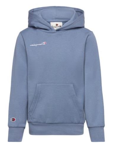 Hooded Sweatshirt Tops Sweatshirts & Hoodies Hoodies Blue Champion