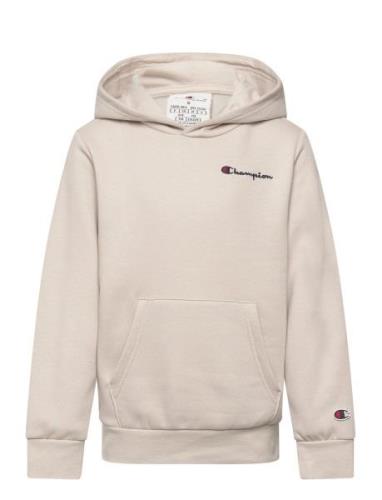 Hooded Sweatshirt Tops Sweatshirts & Hoodies Hoodies Beige Champion