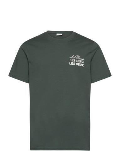 Triple T-Shirt Tops T-Kortærmet Skjorte Green Les Deux