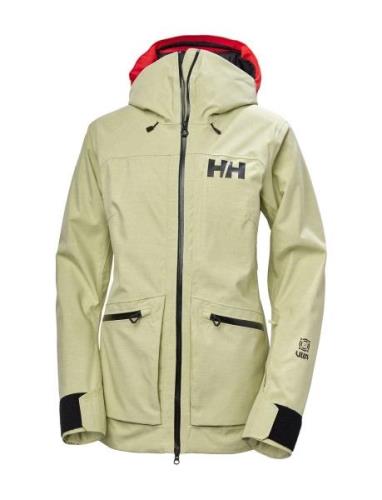 W Powderqueen 3.0 Jacket Sport Sport Jackets Yellow Helly Hansen