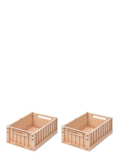 Weston Storage Box M 2-Pack Home Kids Decor Storage Storage Boxes Pink...