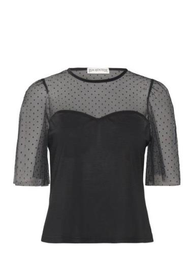 310 Devi Top Tops T-shirts & Tops Short-sleeved Black Ida Sjöstedt