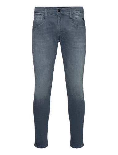 Anbass Trousers Slim Hyperflex Eco Plus Bottoms Jeans Slim Grey Replay