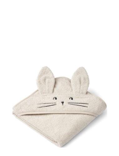 Albert Rabbit Hooded Towel Home Bath Time Towels & Cloths Towels Grey ...