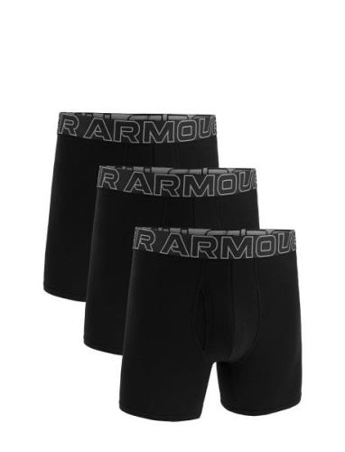 M Ua Perf Cotton 6In Boxershorts Black Under Armour