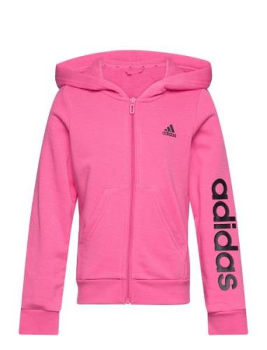 G Lin Fz Hd Tops Sweatshirts & Hoodies Hoodies Pink Adidas Sportswear