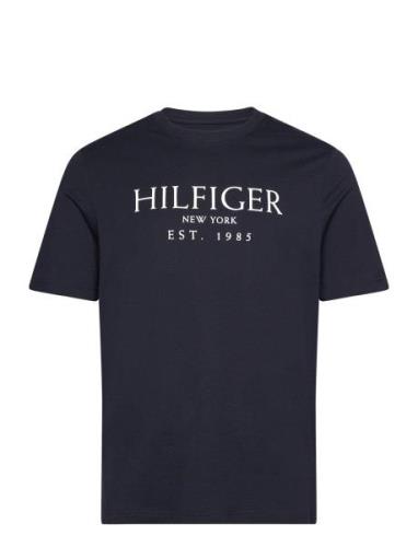 Big Hilfiger Tee Tops T-Kortærmet Skjorte Navy Tommy Hilfiger