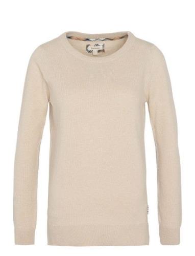 Barbour Pend Crew Knit Tops Knitwear Jumpers Beige Barbour