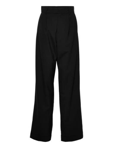 Noma Wool Trousers Bottoms Trousers Suitpants Black Ahlvar Gallery