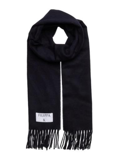 Cashmere Blend Scarf Accessories Scarves Winter Scarves Navy Filippa K