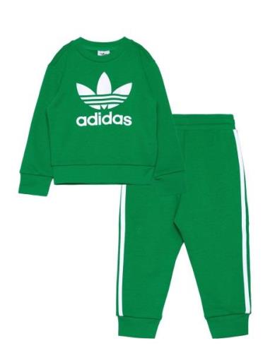 Trefoil Crew Se Sets Sweatsuits Green Adidas Originals