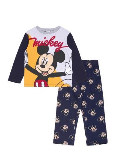 Pyjama Pyjamassæt Navy Mickey Mouse