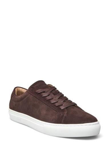 Theodor Suede Sneaker Low-top Sneakers Brown Les Deux