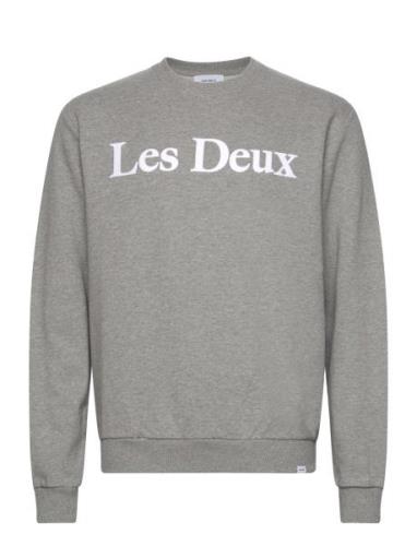 Charles Sweatshirt Tops Sweatshirts & Hoodies Sweatshirts Grey Les Deu...