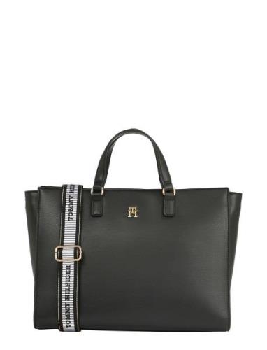 Th Fresh Satchel Shopper Taske Black Tommy Hilfiger