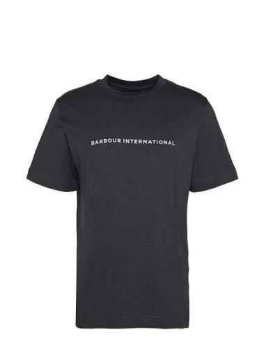 B.intl Motored T-Shirt Designers T-Kortærmet Skjorte Black Barbour