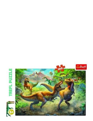 Trefl 160 Bit Fighting Tyrannosaurs Toys Puzzles And Games Puzzles Cla...