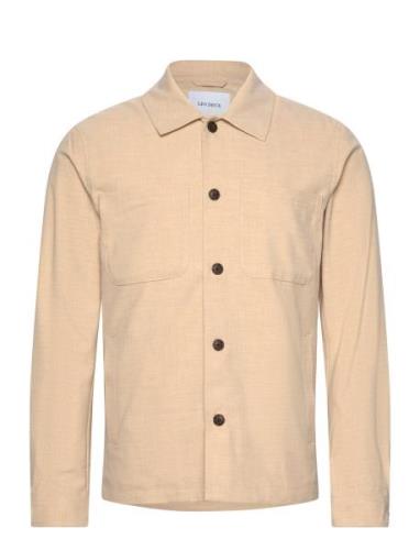 Marseille Twill Jacket Tops Overshirts Beige Les Deux