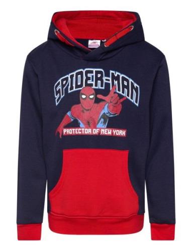 Sweats Tops Sweatshirts & Hoodies Hoodies Navy Spider-man