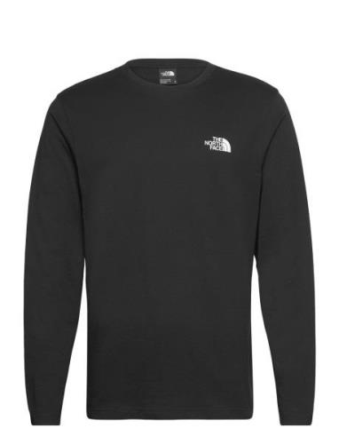 M L/S Simple Dome Tee Sport T-Langærmet Skjorte Black The North Face