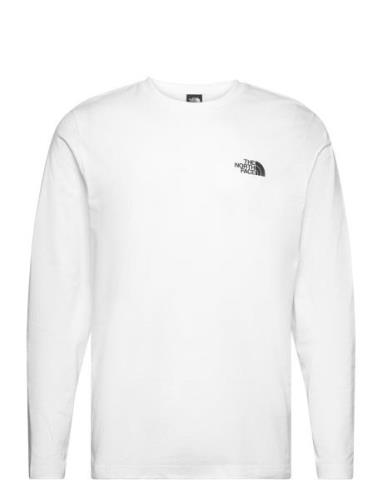 M L/S Simple Dome Tee Sport T-Langærmet Skjorte White The North Face