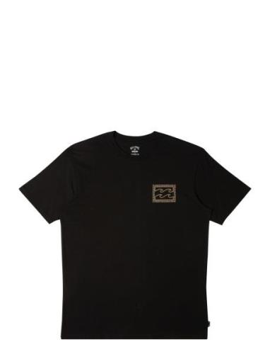 Crayon Wave Ss Tops T-Kortærmet Skjorte Black Billabong