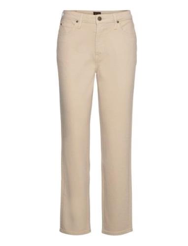 Carol Bottoms Jeans Straight-regular Beige Lee Jeans