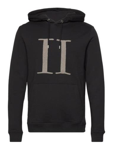 Encore Bouclé Hoodie Tops Sweatshirts & Hoodies Hoodies Black Les Deux