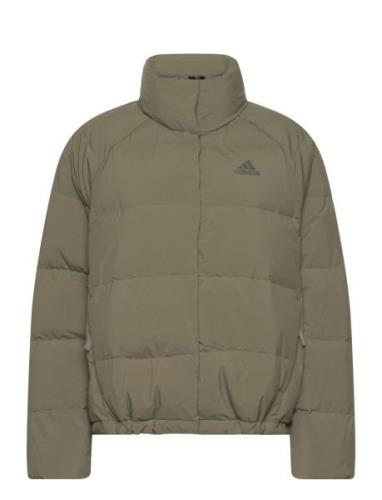 W Helionic Rlx Sport Jackets Padded Jacket Khaki Green Adidas Sportswe...