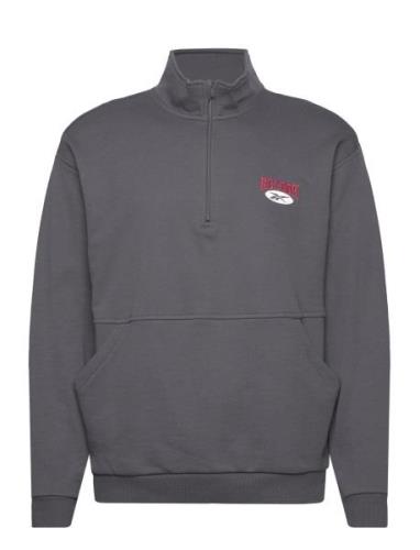 Cl Ae 1/4 Zip Sport Sweatshirts & Hoodies Sweatshirts Grey Reebok Clas...