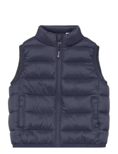 Quilted Gilet Foret Vest Navy Mango