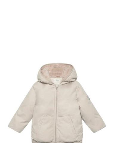 Cotton Quilted Jacket Outerwear Jackets & Coats Quilted Jackets Cream ...