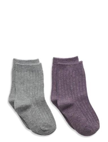 2 Knit Socks Pack Sokker Strømper Multi/patterned Mango